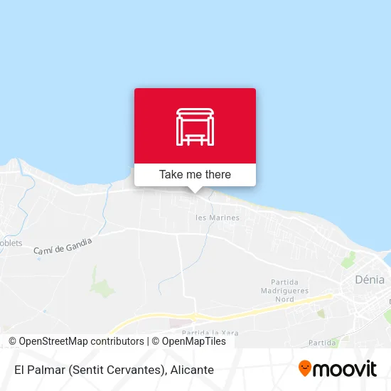 mapa El Palmar (Sentit Cervantes)