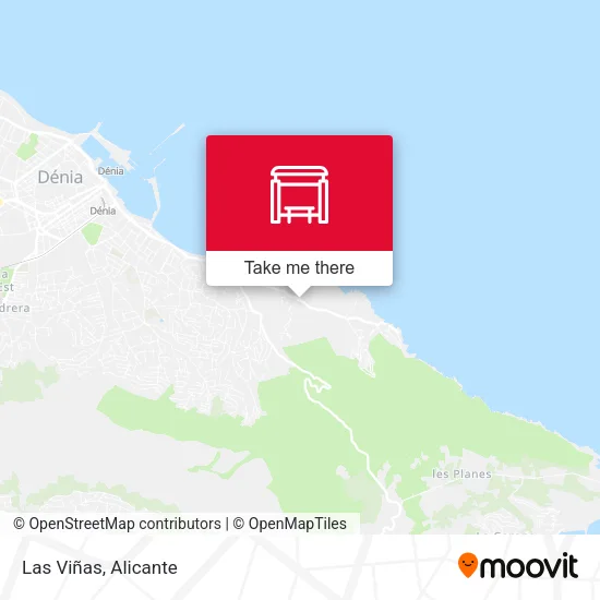 Las Viñas map