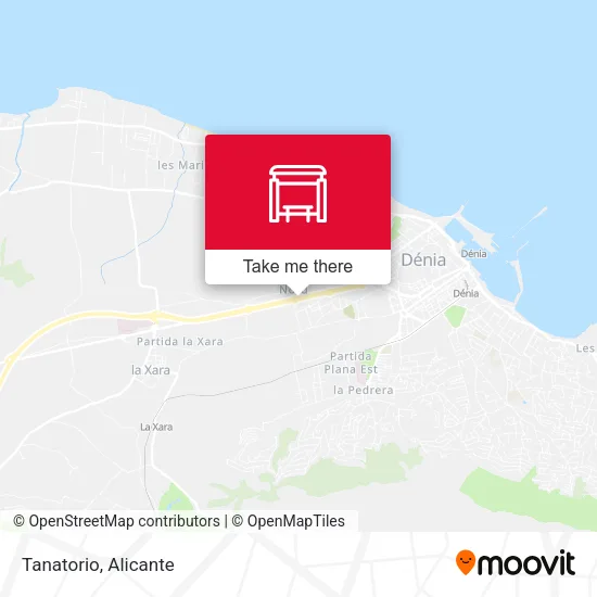 Tanatorio map