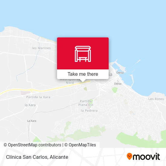 Clínica San Carlos map