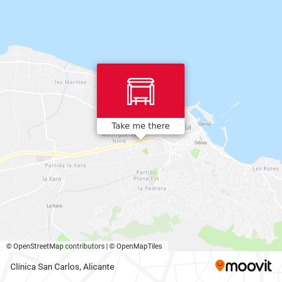 Clínica San Carlos map