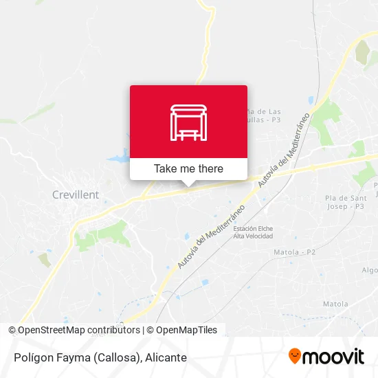 Polígon Fayma (Callosa) map