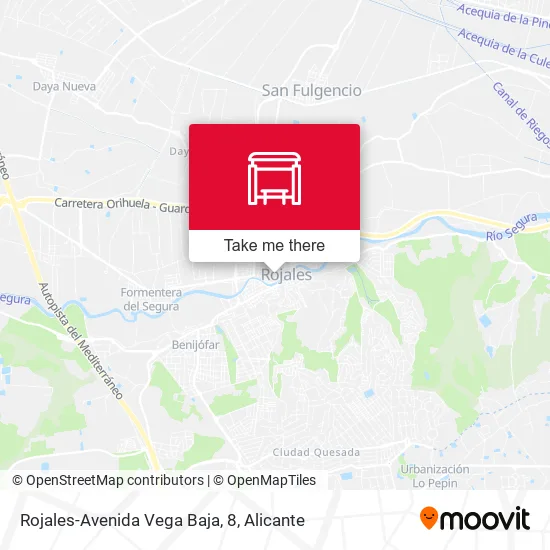 Rojales-Avenida Vega Baja, 8 map