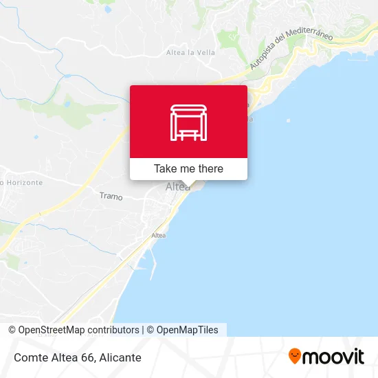 Comte Altea 66 map