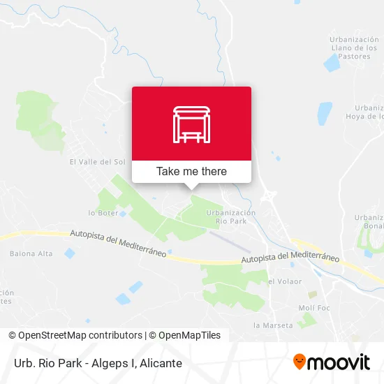 Urb. Rio Park - Algeps I map
