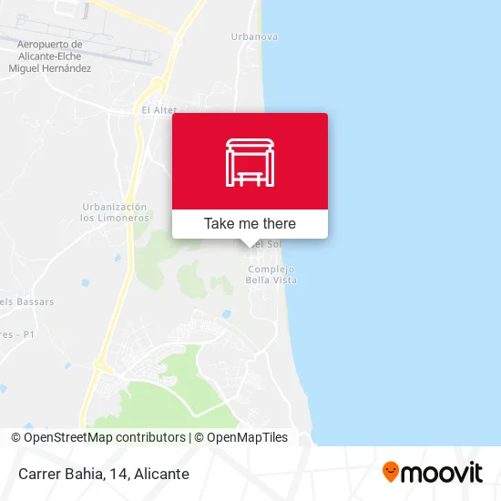 Carrer Bahia, 14 map