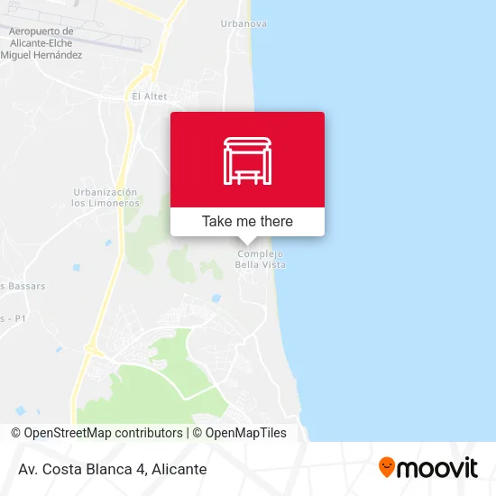 mapa Av. Costa Blanca 4
