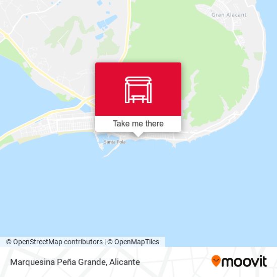 Marquesina Peña Grande map