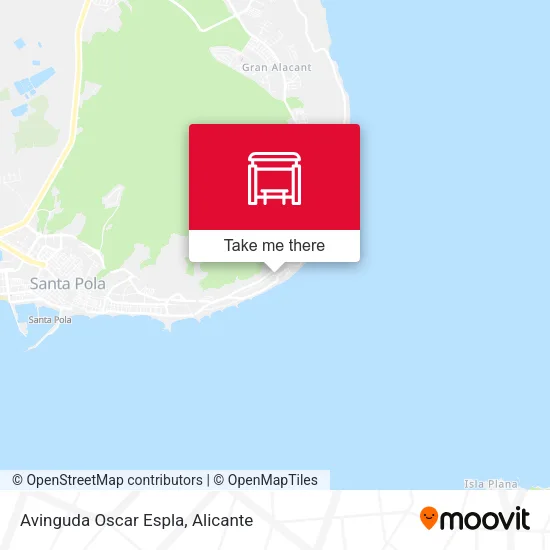 Avinguda Oscar Espla map