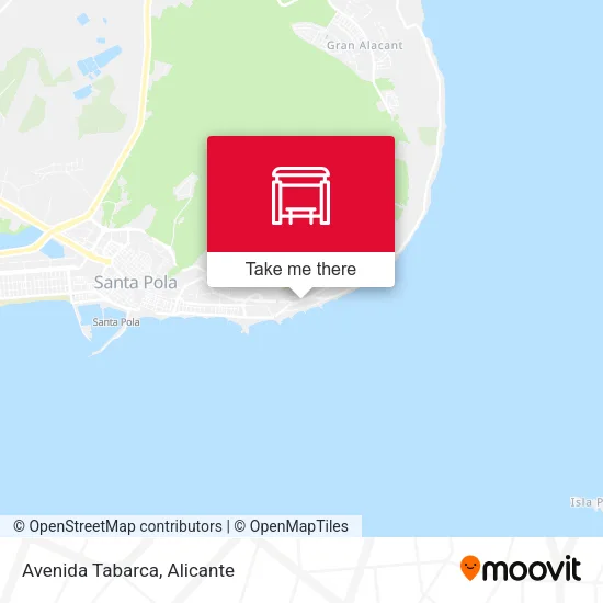 Avenida Tabarca map