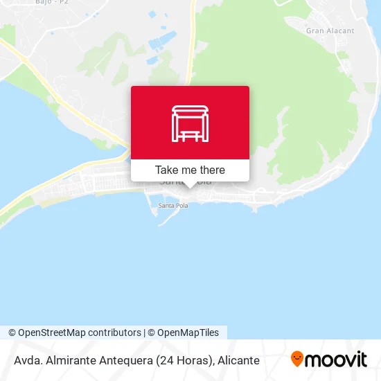 Avda. Almirante Antequera (24 Horas) map