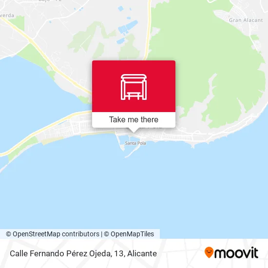 Calle Fernando Pérez Ojeda, 13 map