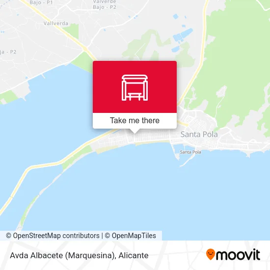 Avda Albacete (Marquesina) map