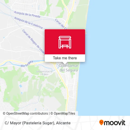 C/ Mayor (Pastelería Sugar) map
