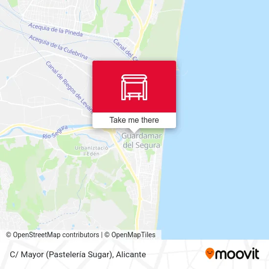 C/ Mayor (Pastelería Sugar) map