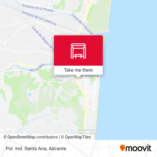 Pol. Ind. Santa Ana map