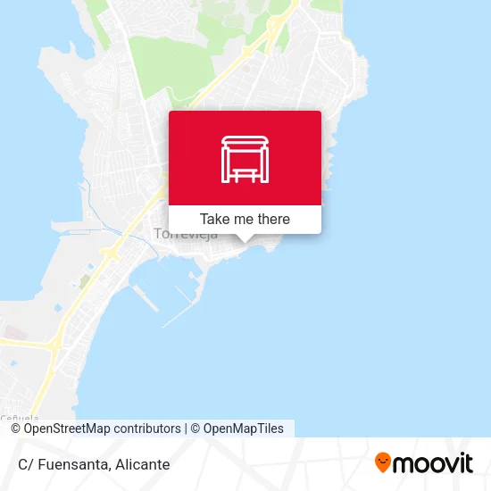 C/ Fuensanta map
