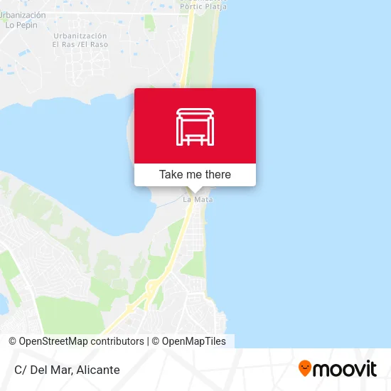 C/ Del Mar map
