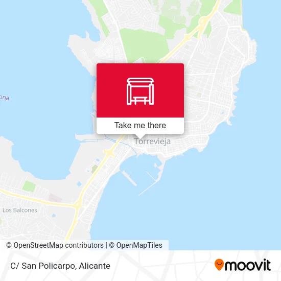 C/ San Policarpo map