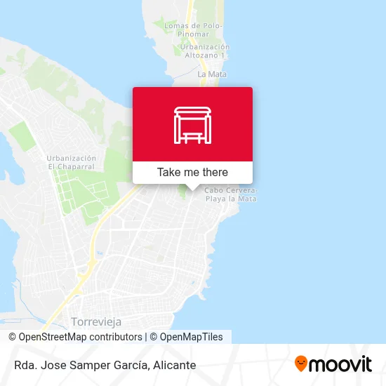 mapa Rda. Jose Samper García