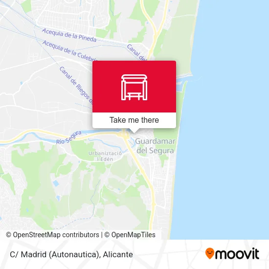 C/ Madrid (Autonautica) map