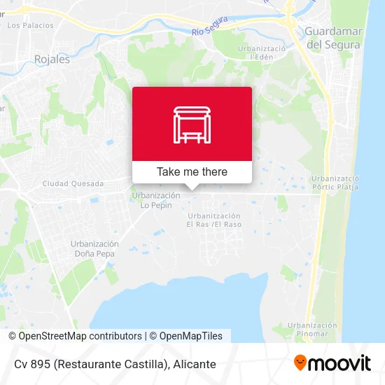 Cv 895 (Restaurante Castilla) map