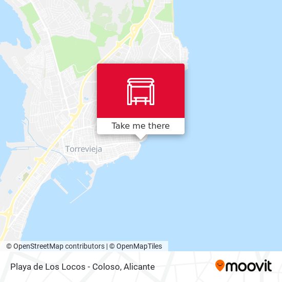 Playa de Los Locos - Coloso map