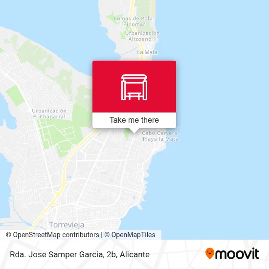 mapa Rda. Jose Samper Garcia, 2b