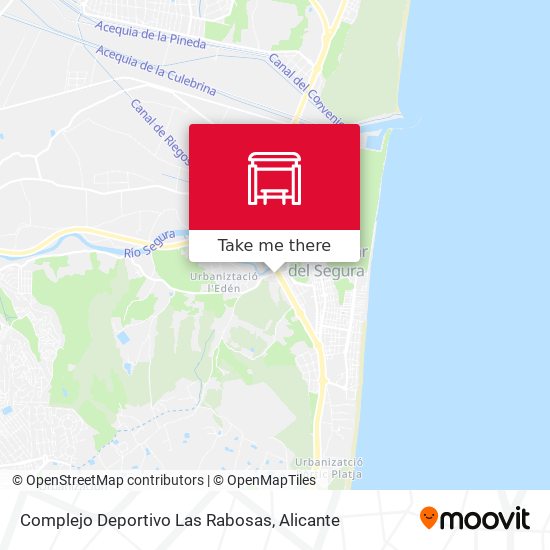 Complejo Deportivo Las Rabosas map