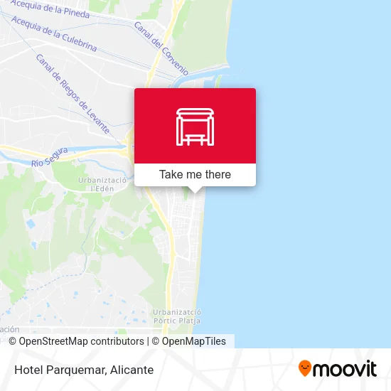 Hotel Parquemar map