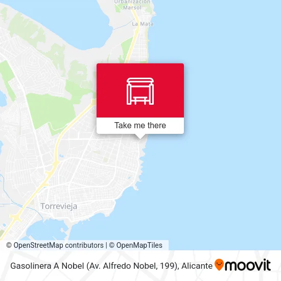 mapa Gasolinera A Nobel (Av. Alfredo Nobel, 199)