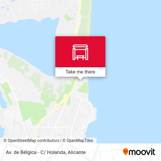 Av. de Bélgica - C/ Holanda map