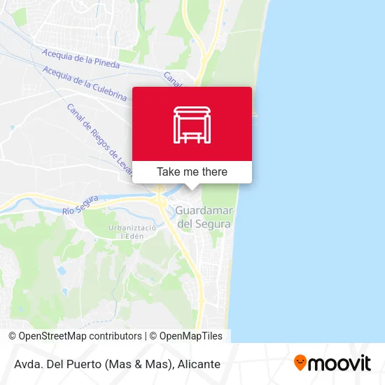 mapa Avda. Del Puerto (Mas & Mas)