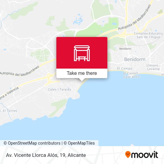 Av. Vicente Llorca Alós, 19 map