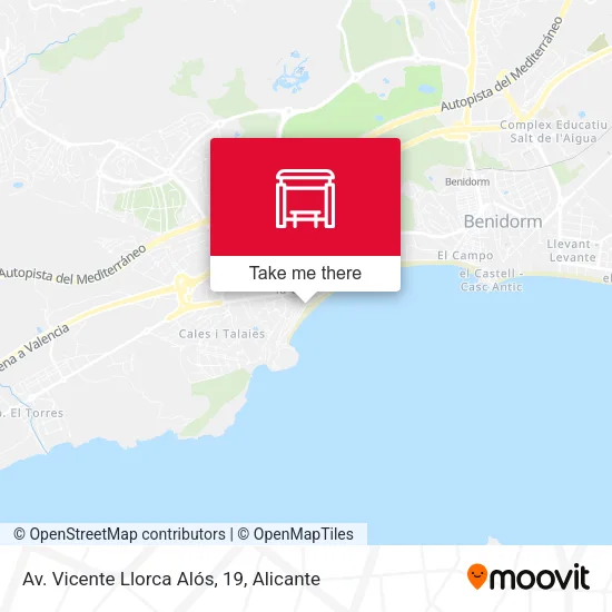 Av. Vicente Llorca Alós, 19 map