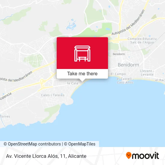 Av. Vicente Llorca Alós, 11 map