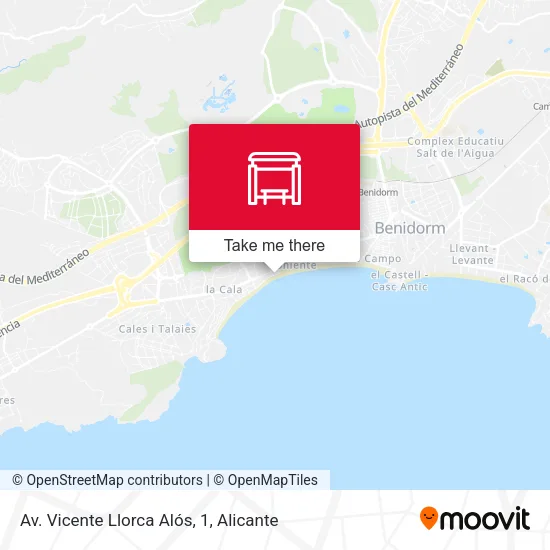 Av. Vicente Llorca Alós, 1 map