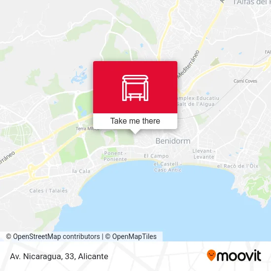 mapa Av. Nicaragua, 33