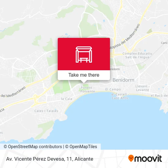 mapa Av. Vicente Pérez Devesa, 11
