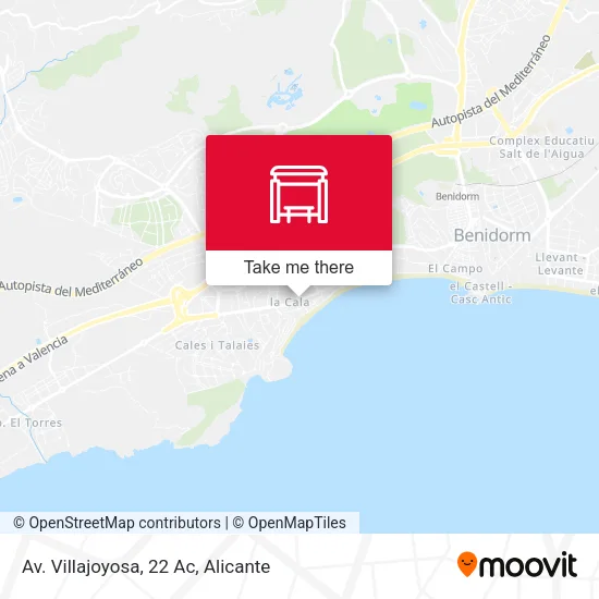 Av. Villajoyosa, 22 Ac map