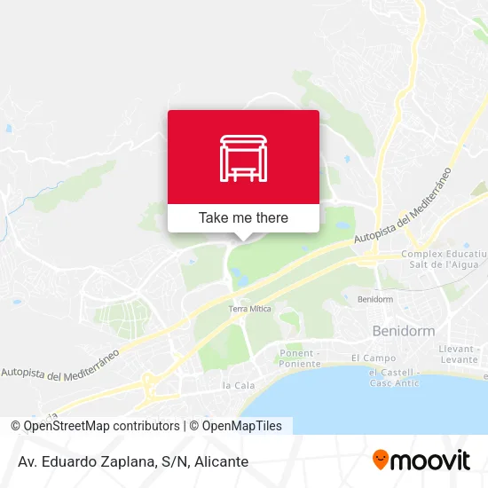 mapa Av. Eduardo Zaplana, S/N