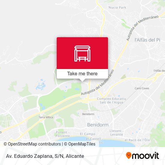 Av. Eduardo Zaplana, S/N map