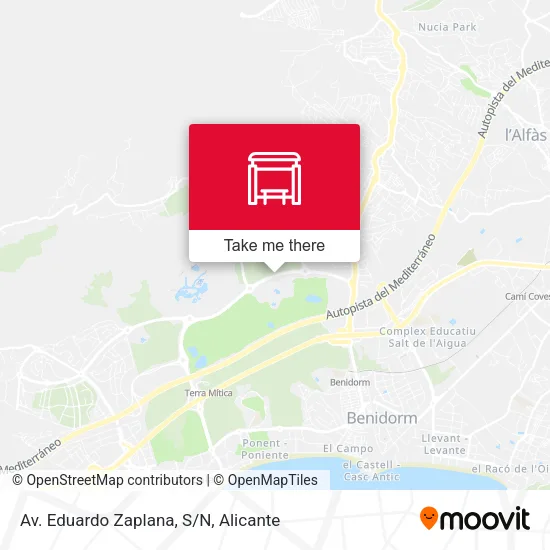 mapa Av. Eduardo Zaplana, S/N