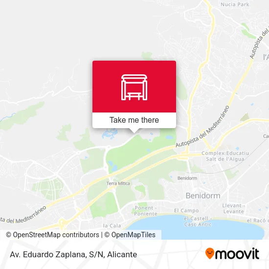 Av. Eduardo Zaplana, S/N map