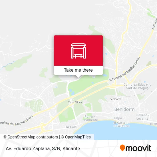 Av. Eduardo Zaplana, S/N map