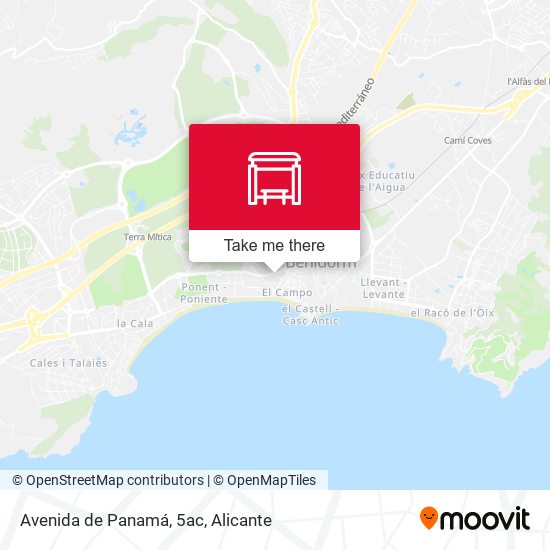 Avenida de Panamá, 5ac map