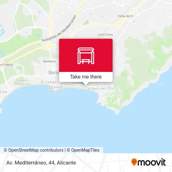 Av. Mediterráneo, 44 map