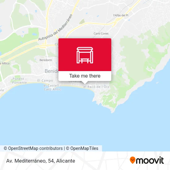 Av. Mediterráneo, 54 map