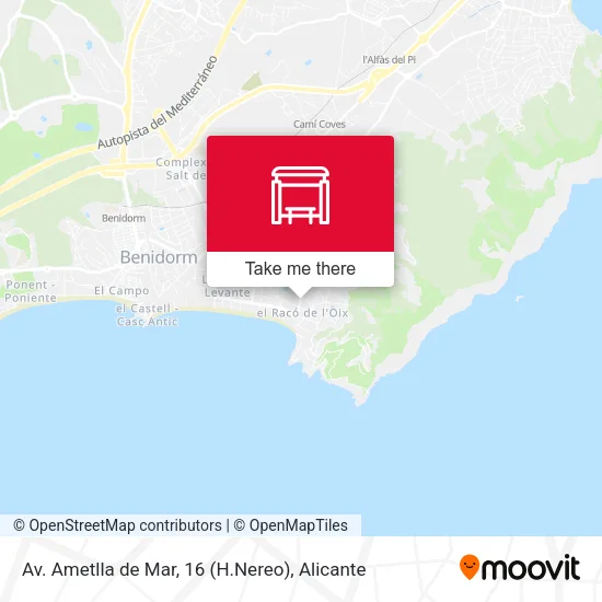 Av. Ametlla de Mar, 16 (H.Nereo) map