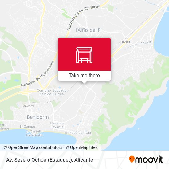 Av. Severo Ochoa (Estaquet) map